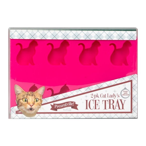 Wembley Other - 🐱1 PACK (2) Cat Lady ICE TRAY Silicone Mold Cat 🐱